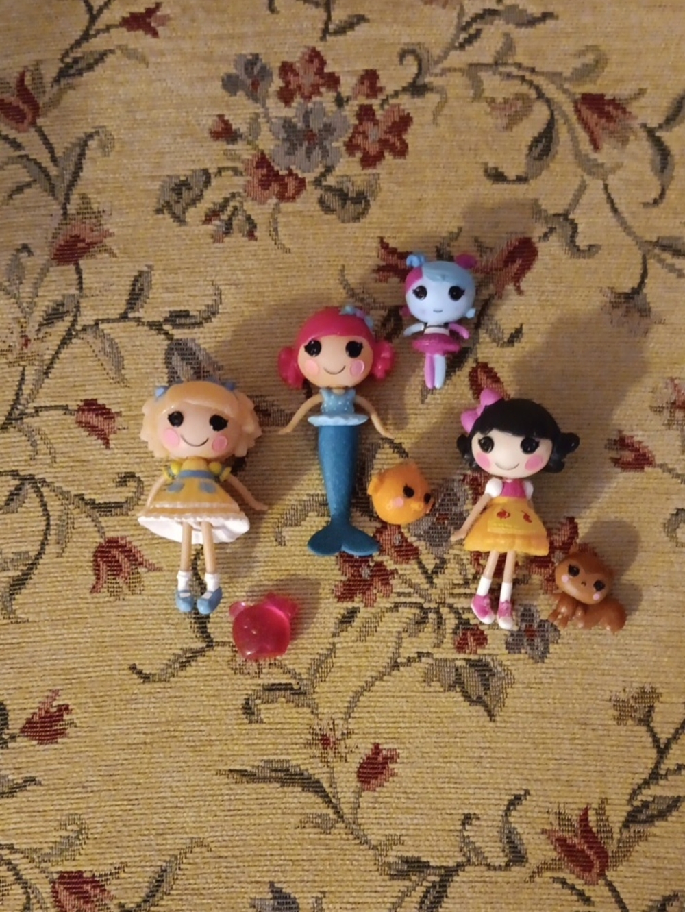 Cute Mini Lalaloopsy Doll Lot with Pets - Fairy Tales Inpired